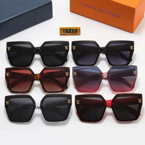 6 Colors Fashion Four Leaf Clover Print Leg Polarized Sunglasses