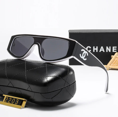 6-color fashion  letter temple polarized sunglasses