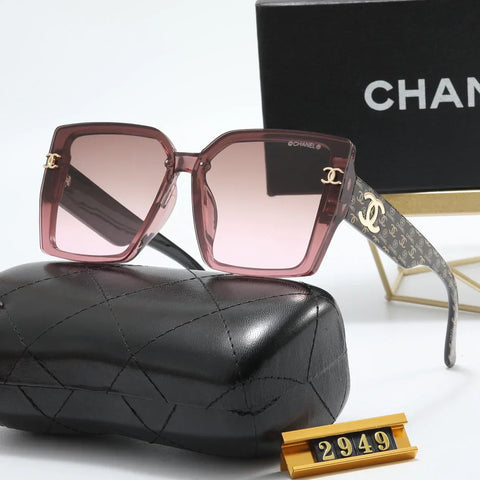 4 color fashion printing temple polarized sunglasses