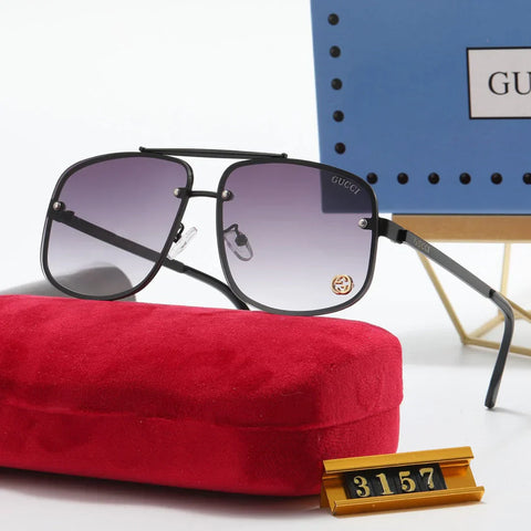 5 color fashion printing oval polarized sunglasses